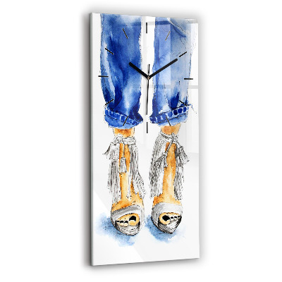 Horloge rectangulaire verticale Épingles pour femmes