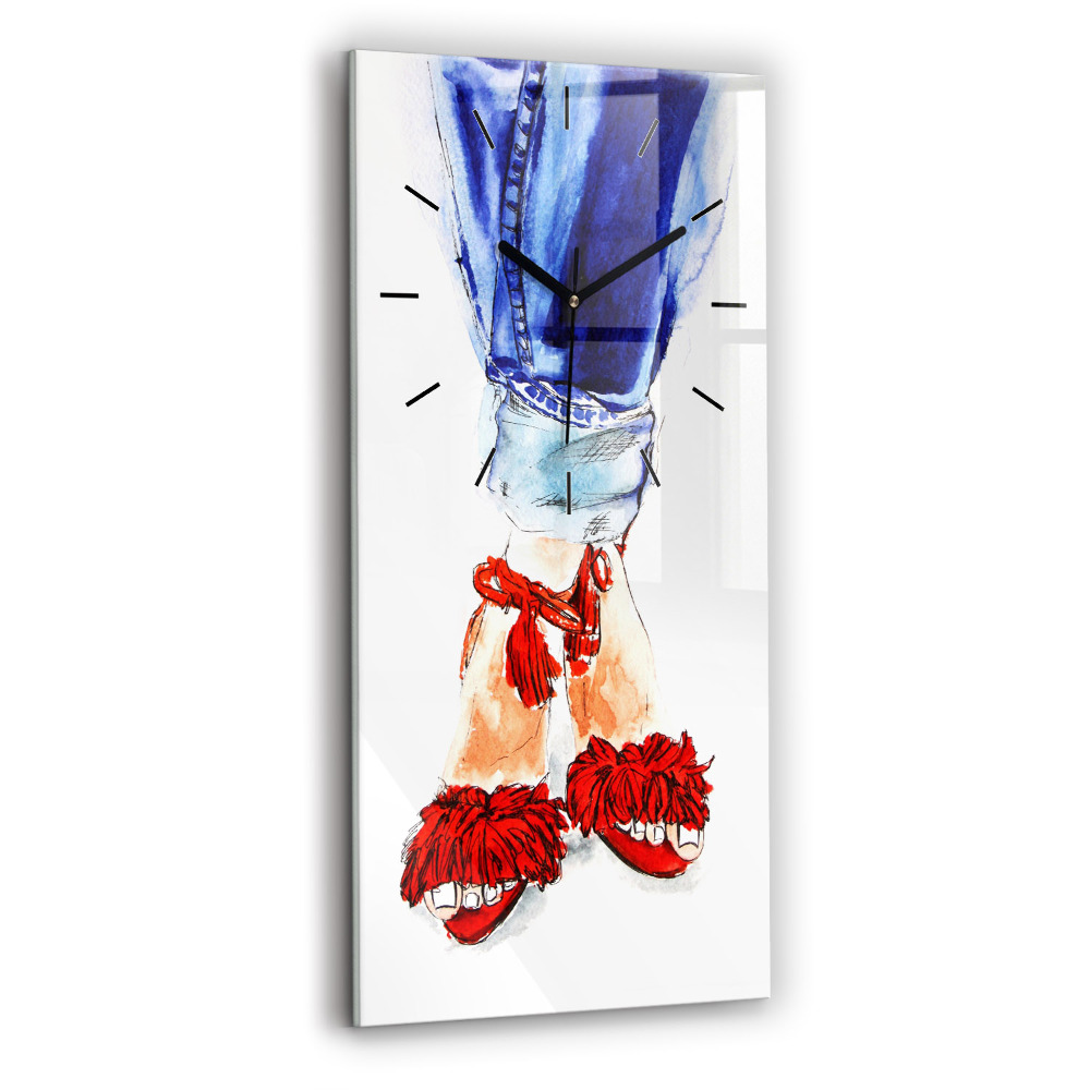 Horloge murale verticale Épingles pour femmes