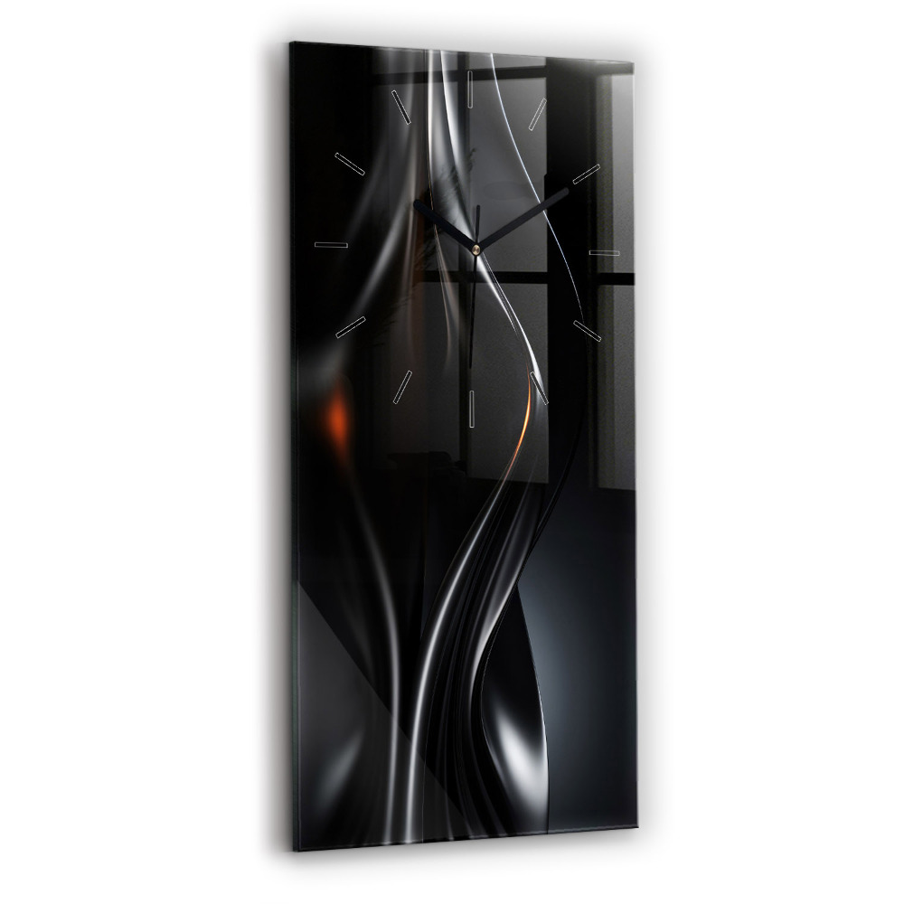 Horloge rectangulaire verticale Abstraction