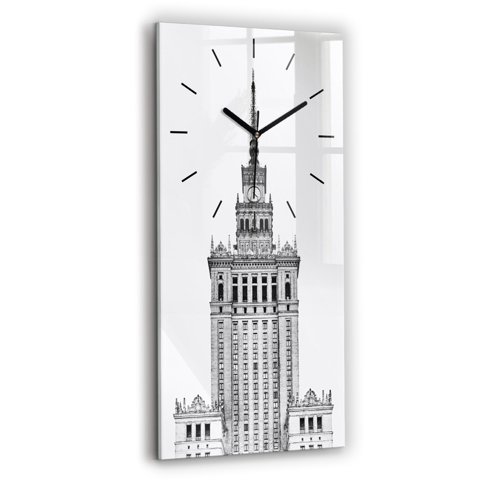 Horloge rectangulaire verticale Palais de la culture et de la science