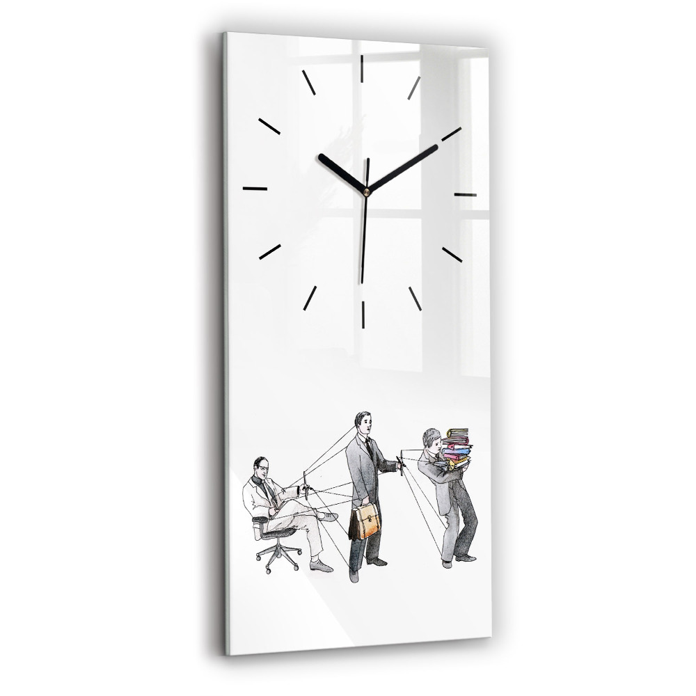 Horloge murale verticale Personnages en marionnettes