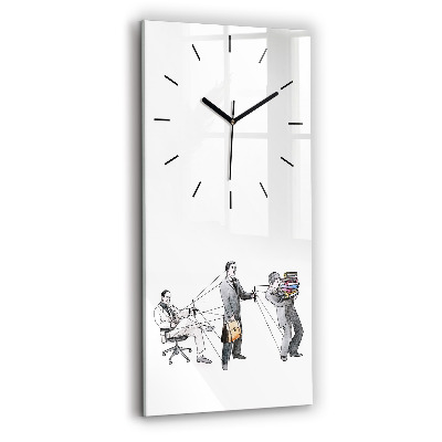 Horloge murale verticale Personnages en marionnettes
