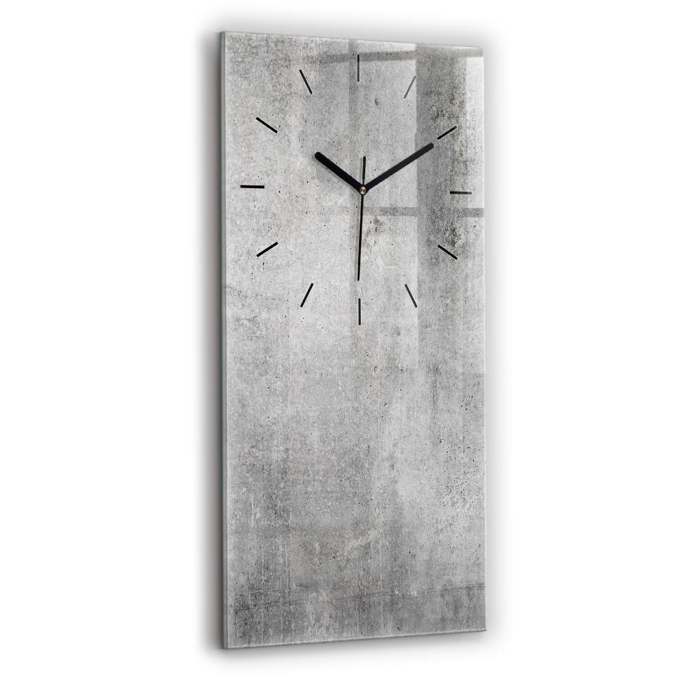 Horloge rectangulaire verticale Mur brut