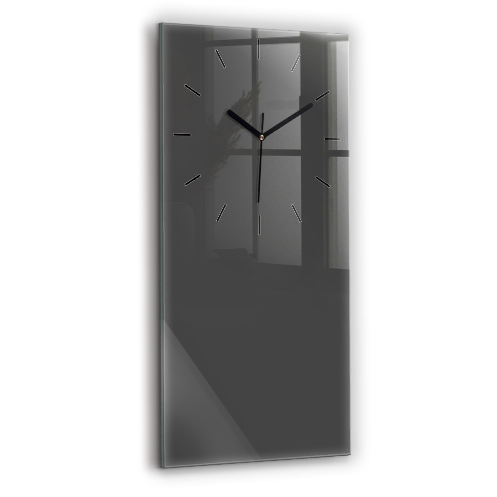 Horloge rectangulaire verticale Couleur grise