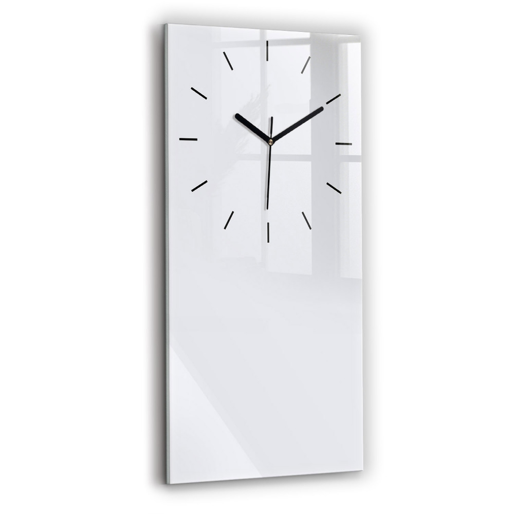 Horloge murale verticale Coloris blanc foncé