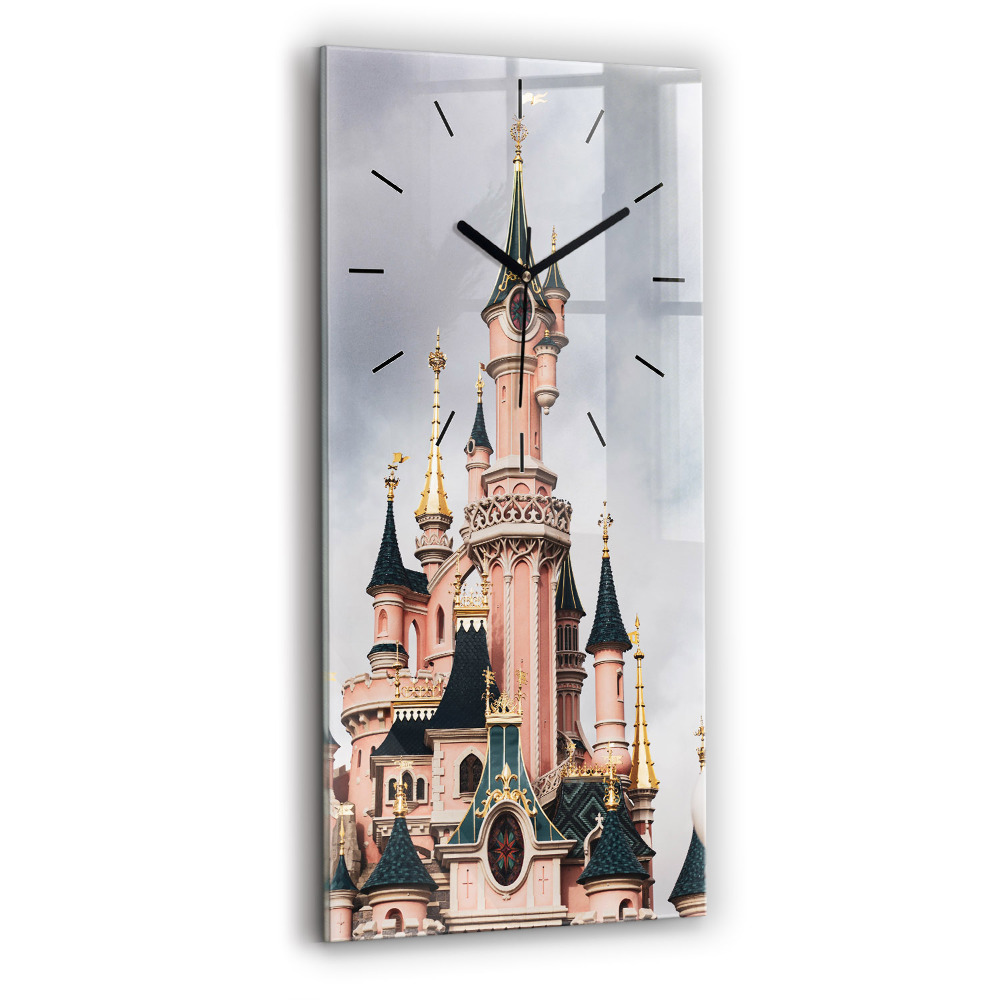 Horloge rectangulaire verticale Château de Disneyland à Paris