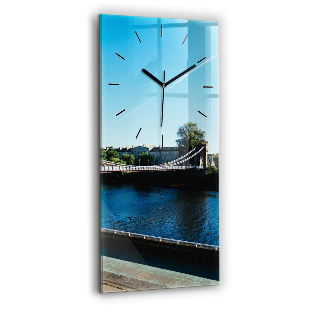 Horloge murale en verre rectangulaire Southportland en Écosse
