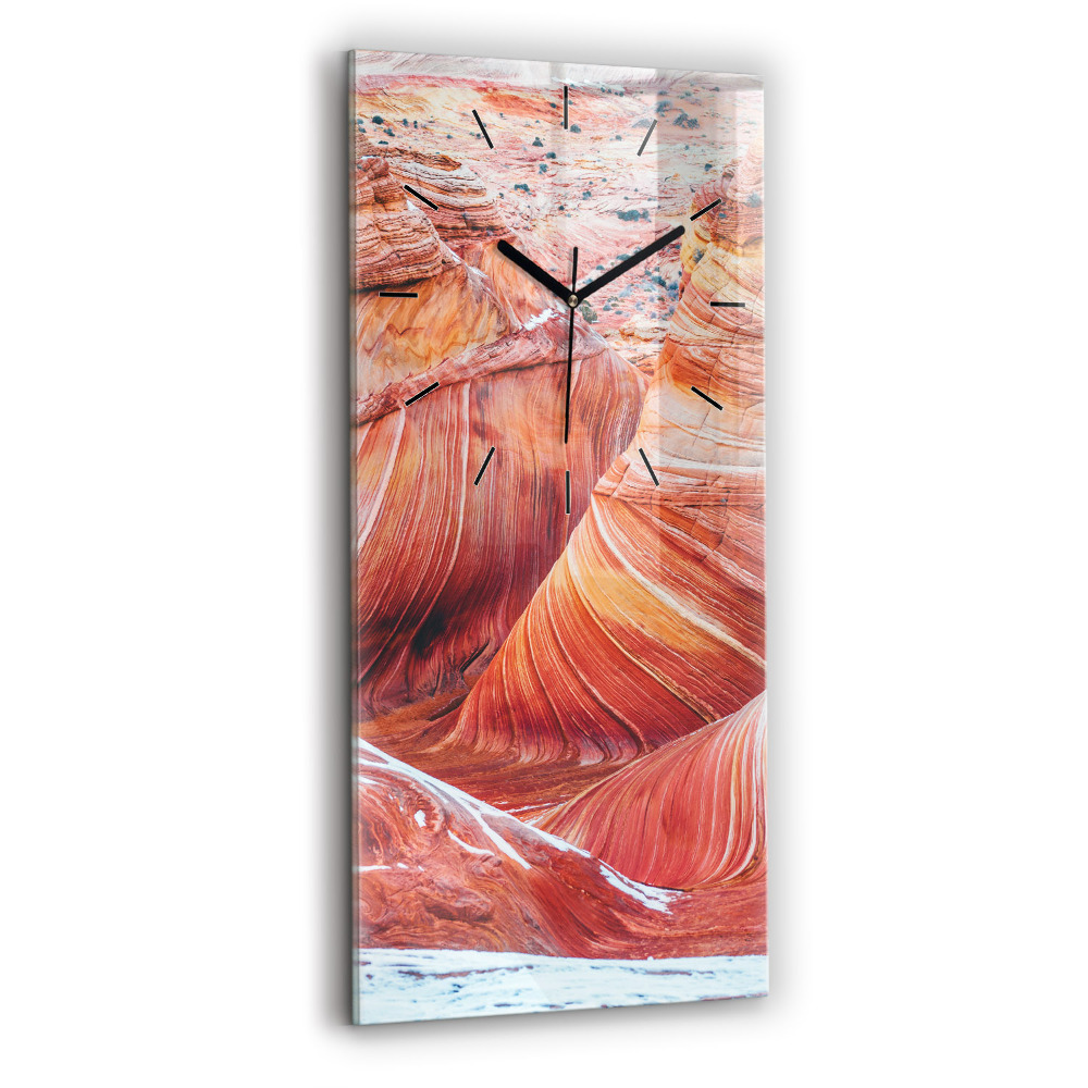 Horloge verticale en verre Grand Canyon pittoresque