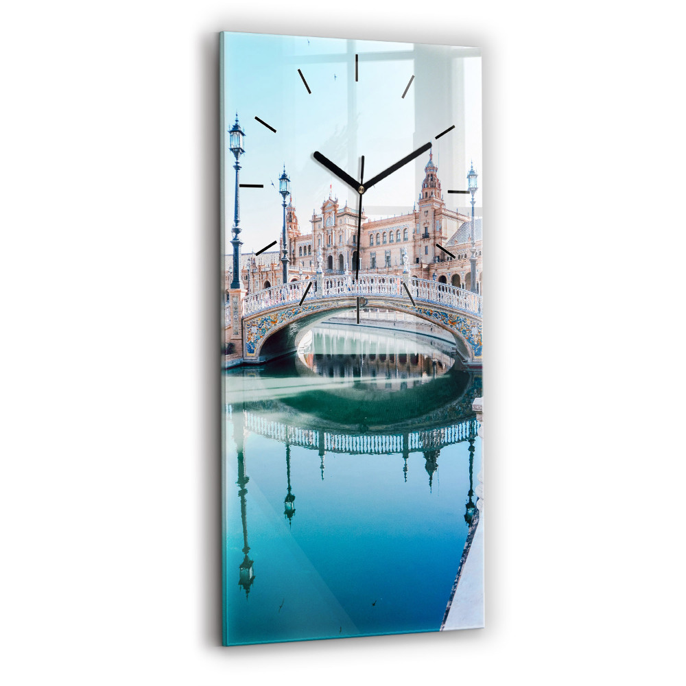 Horloge murale verticale Place d'Espagne à Séville