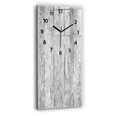 Horloge murale verticale Panneaux en bois