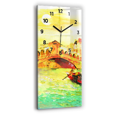 Horloge rectangulaire verticale Pont du Rialto à Venise