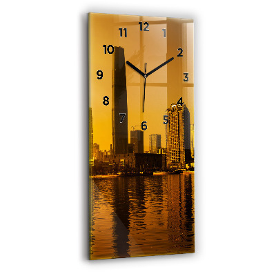 Horloge rectangulaire verticale Rivière Zhujiang