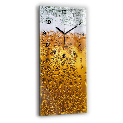 Horloge murale verticale Chope de bière