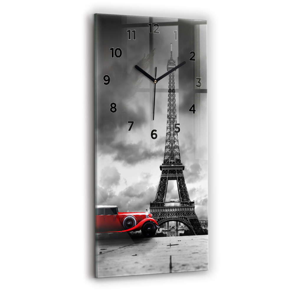 Horloge murale verticale Tour Effel Paris