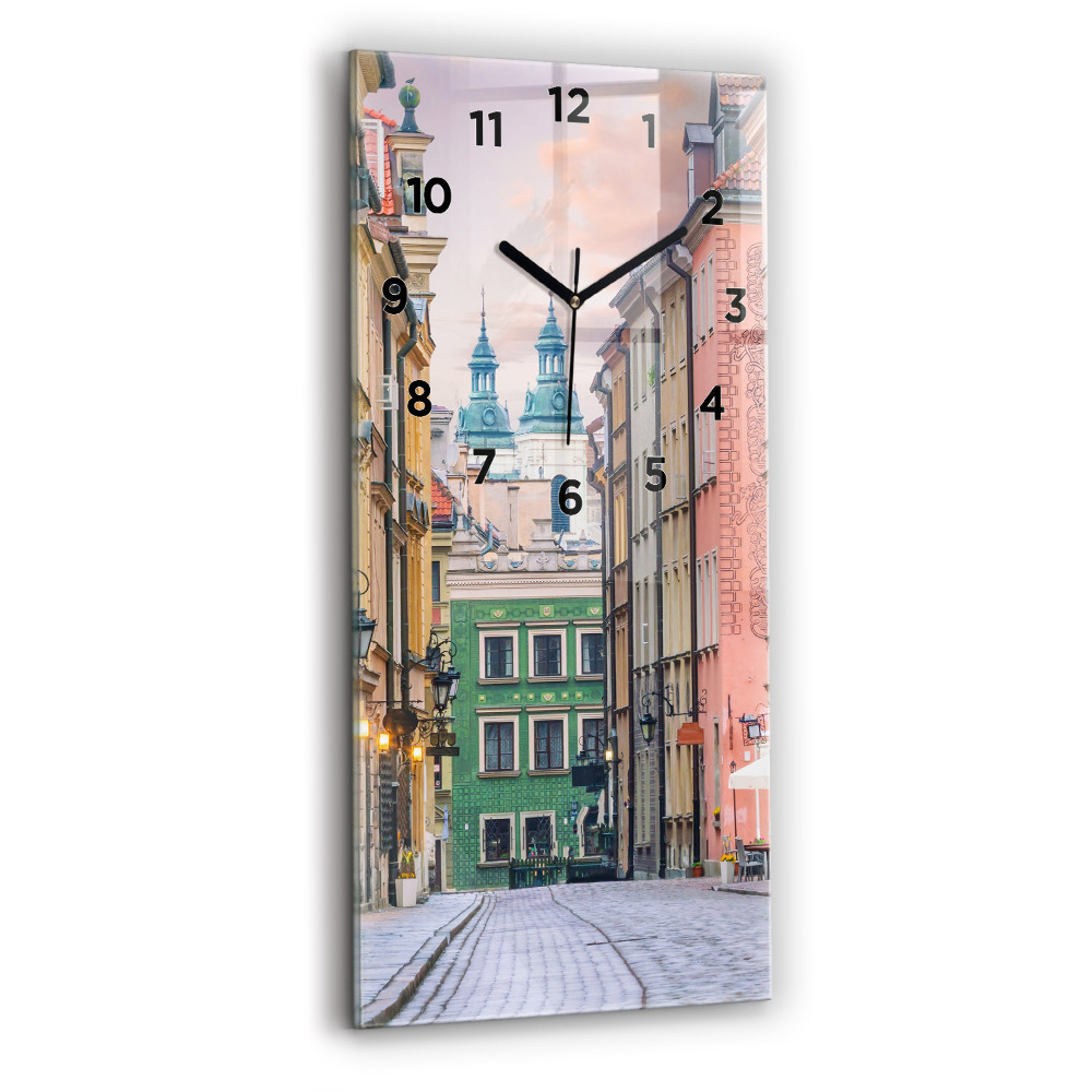 Horloge rectangulaire verticale Vieille ville de Varsovie