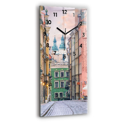 Horloge rectangulaire verticale Vieille ville de Varsovie