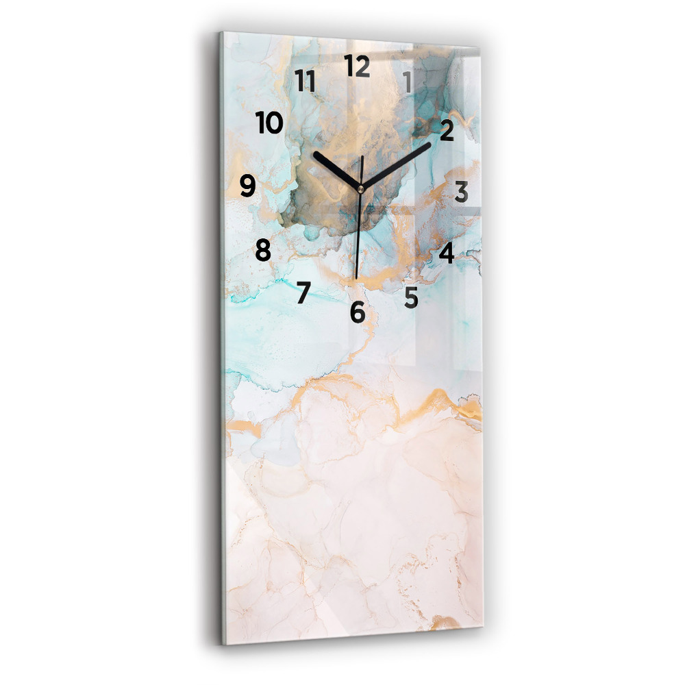 Horloge rectangulaire verticale Image abstraite