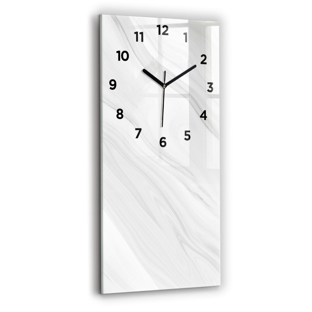 Horloge rectangulaire verticale Marbre décoratif