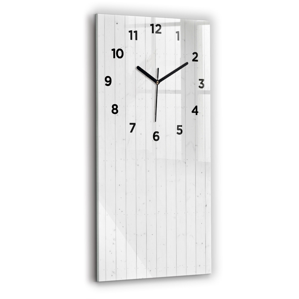 Horloge murale verticale Panneaux en bois
