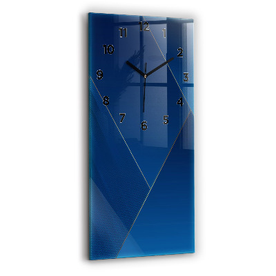 Horloge rectangulaire verticale Abstraction ornementale