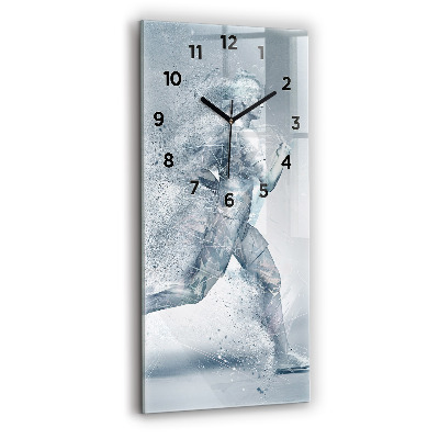 Horloge rectangulaire verticale Homme courant