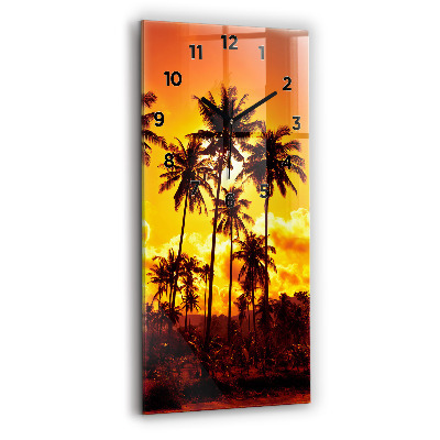 Horloge rectangulaire verticale Thaïlande Plage de Klong Prao