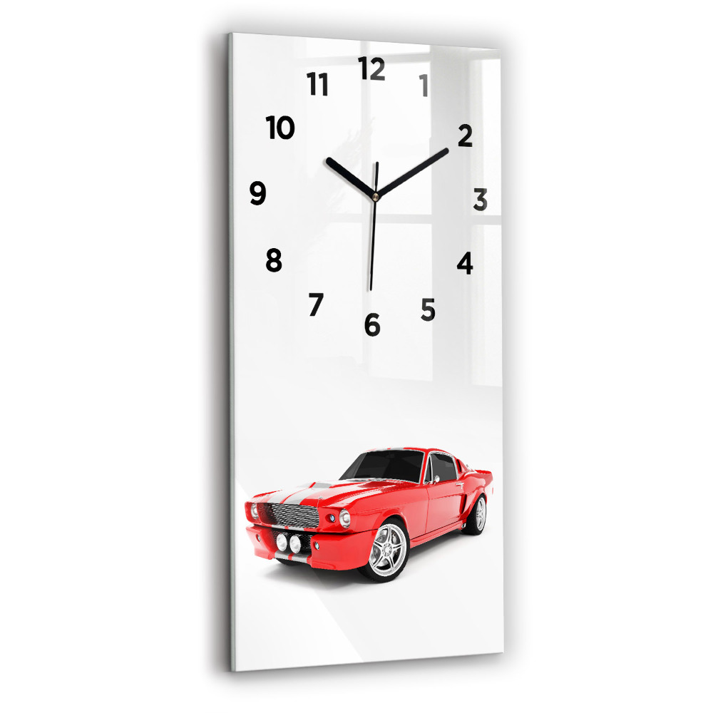 Horloge murale verticale Voiture de sport
