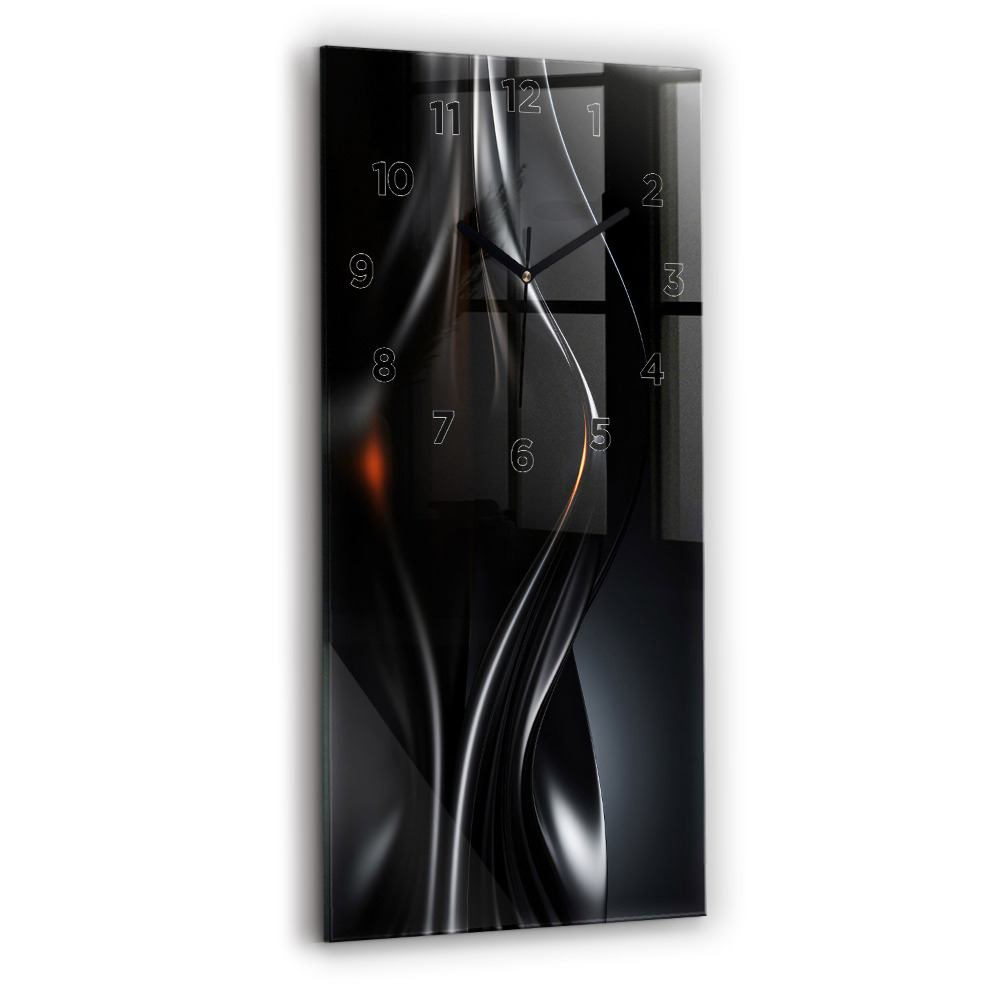 Horloge rectangulaire verticale Abstraction