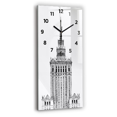 Horloge rectangulaire verticale Palais de la culture et de la science