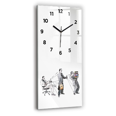 Horloge murale verticale Personnages en marionnettes