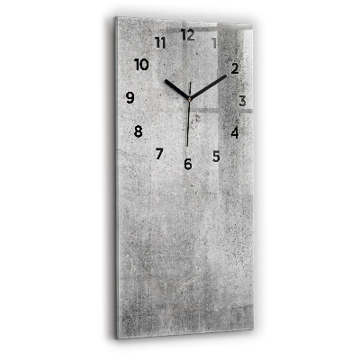 Horloge rectangulaire verticale Mur brut