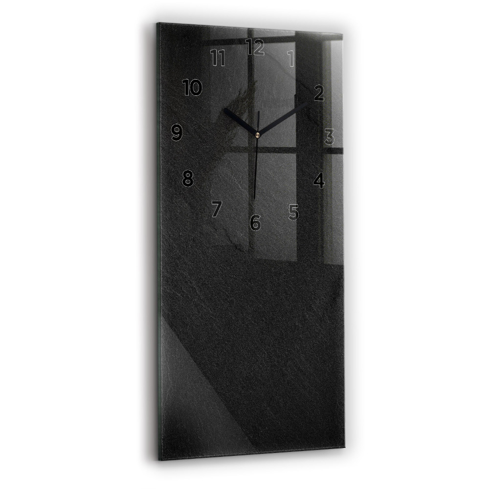 Horloge rectangulaire verticale Rocher sombre
