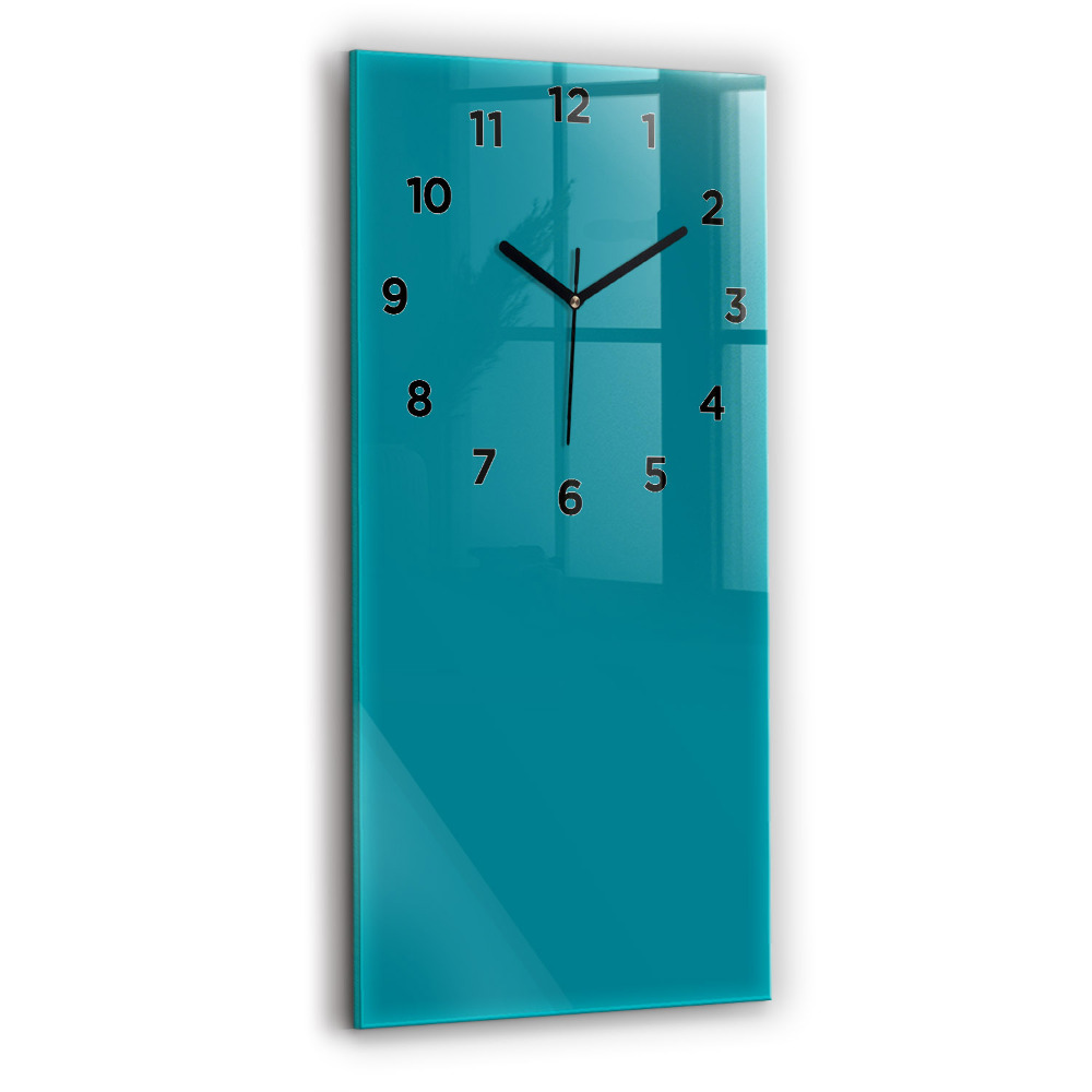 Horloge murale verticale Couleur marine