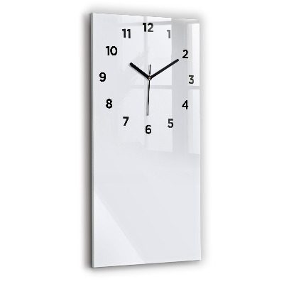 Horloge murale verticale Coloris blanc foncé
