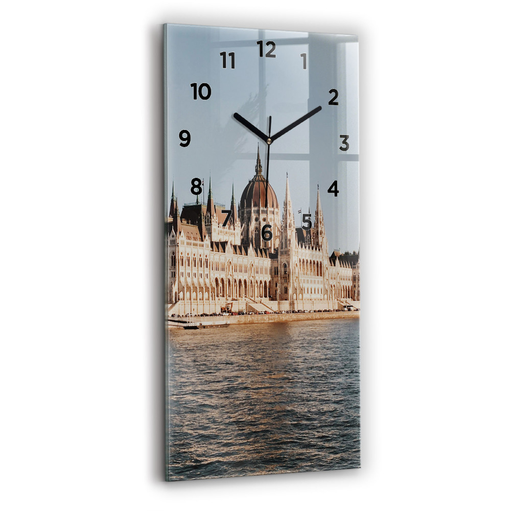 Horloge murale en verre rectangulaire Parlement à Budapest