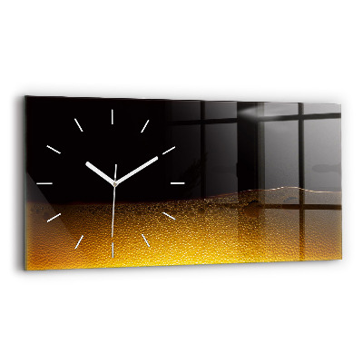 Horloge rectangulaire horizontale Jus d'orange