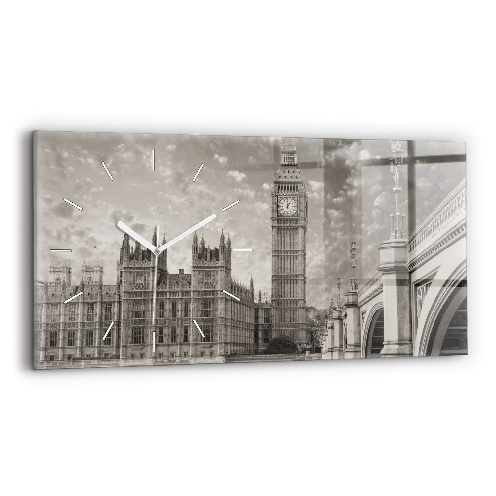Horloge horizontale en verre Londres Angleterre Big Ben