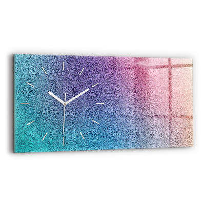 Horloge horizontale en verre Motif dégradé