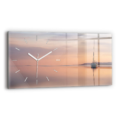 Horloge rectangulaire horizontale Lac Balaton USA