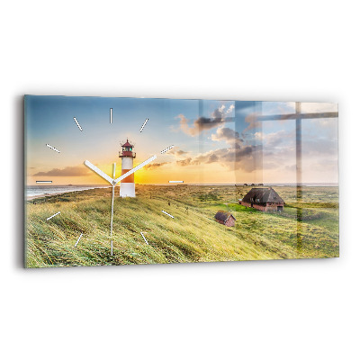 Horloge rectangulaire horizontale Phare