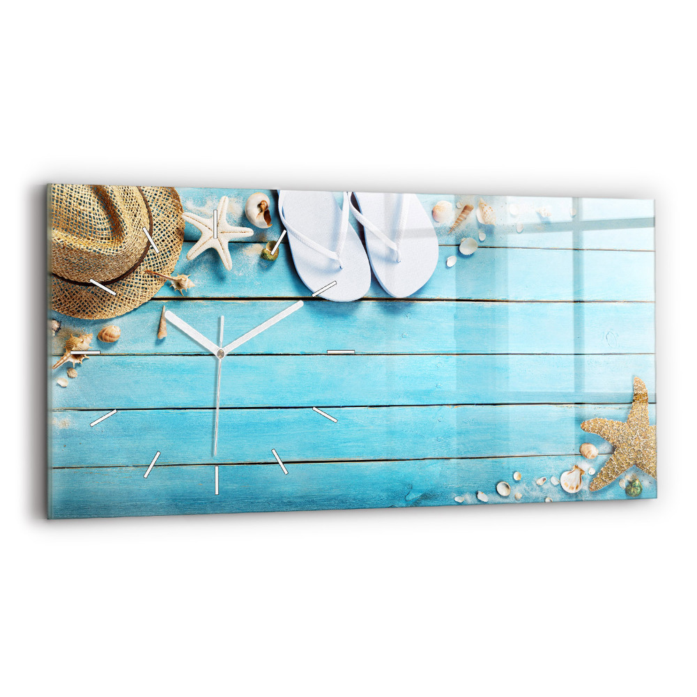 Horloge rectangulaire horizontale Accessoires de vacances