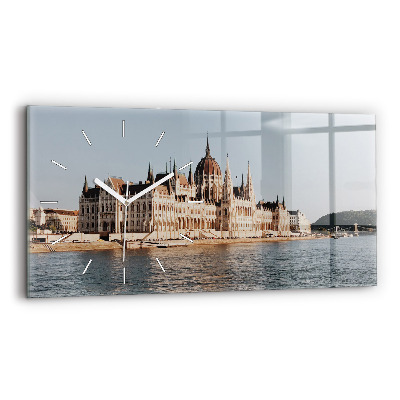 Horloge horizontale en verre Parlement à Budapest