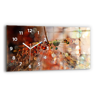 Horloge rectangulaire horizontale Souffleur avec rosée