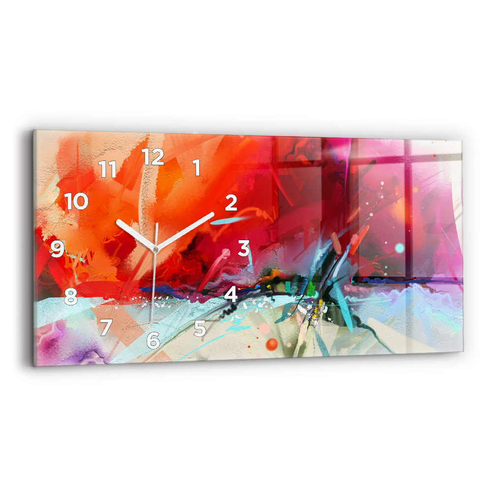 Horloge rectangulaire horizontale Rangées d'épices