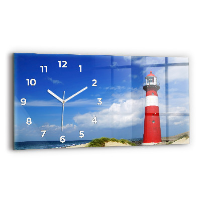 Horloge murale horizontale Phare