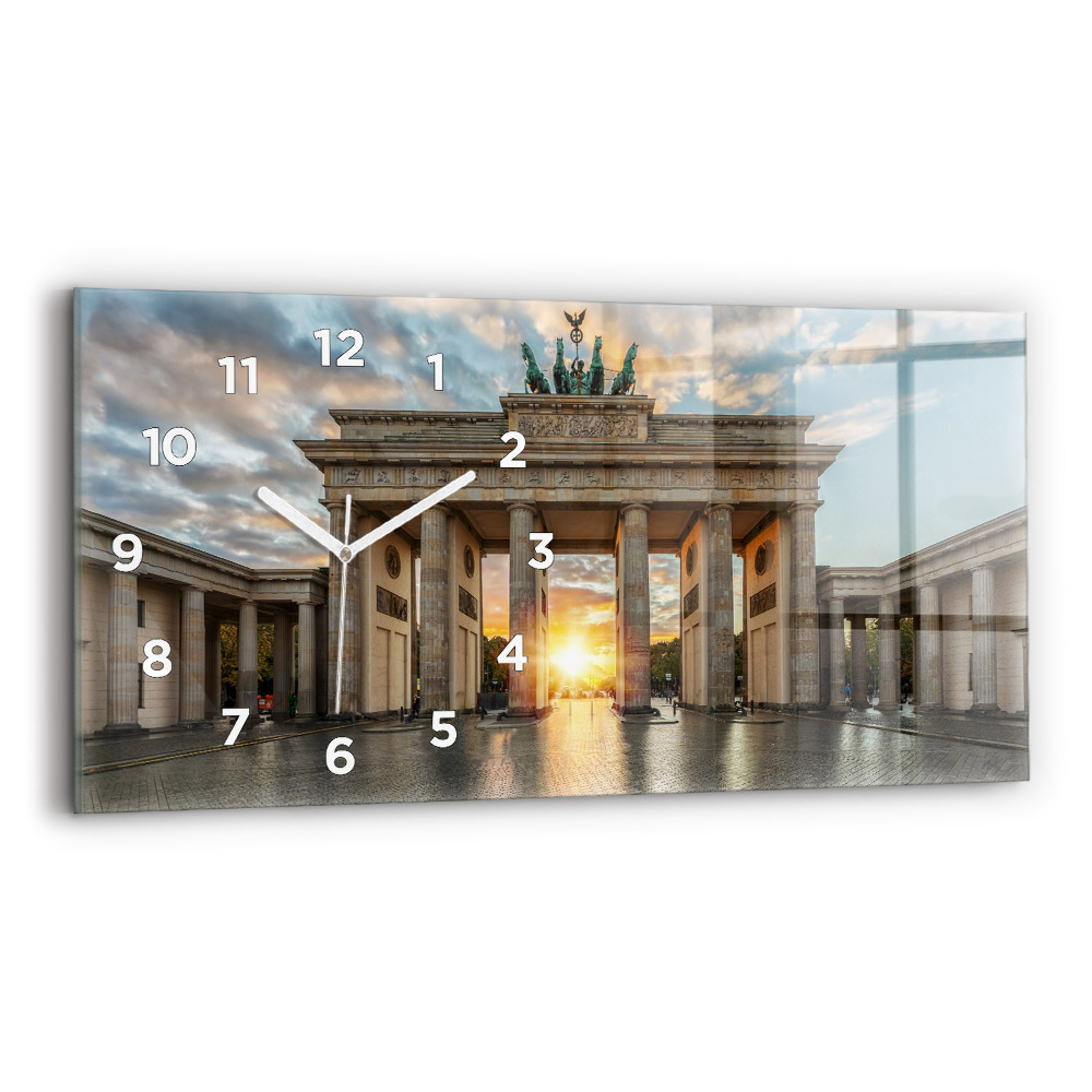 Horloge rectangulaire horizontale Porte de Brandebourg à Berlin