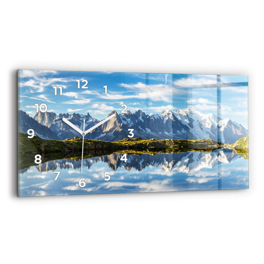 Horloge rectangulaire horizontale Vallée de Chamonix, Alpes françaises