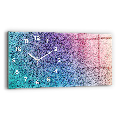 Horloge horizontale en verre Motif dégradé