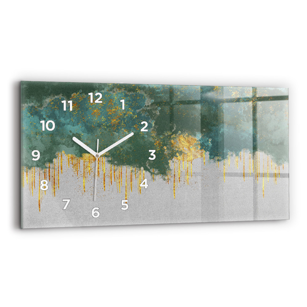 Horloge murale horizontale Motif décoratif