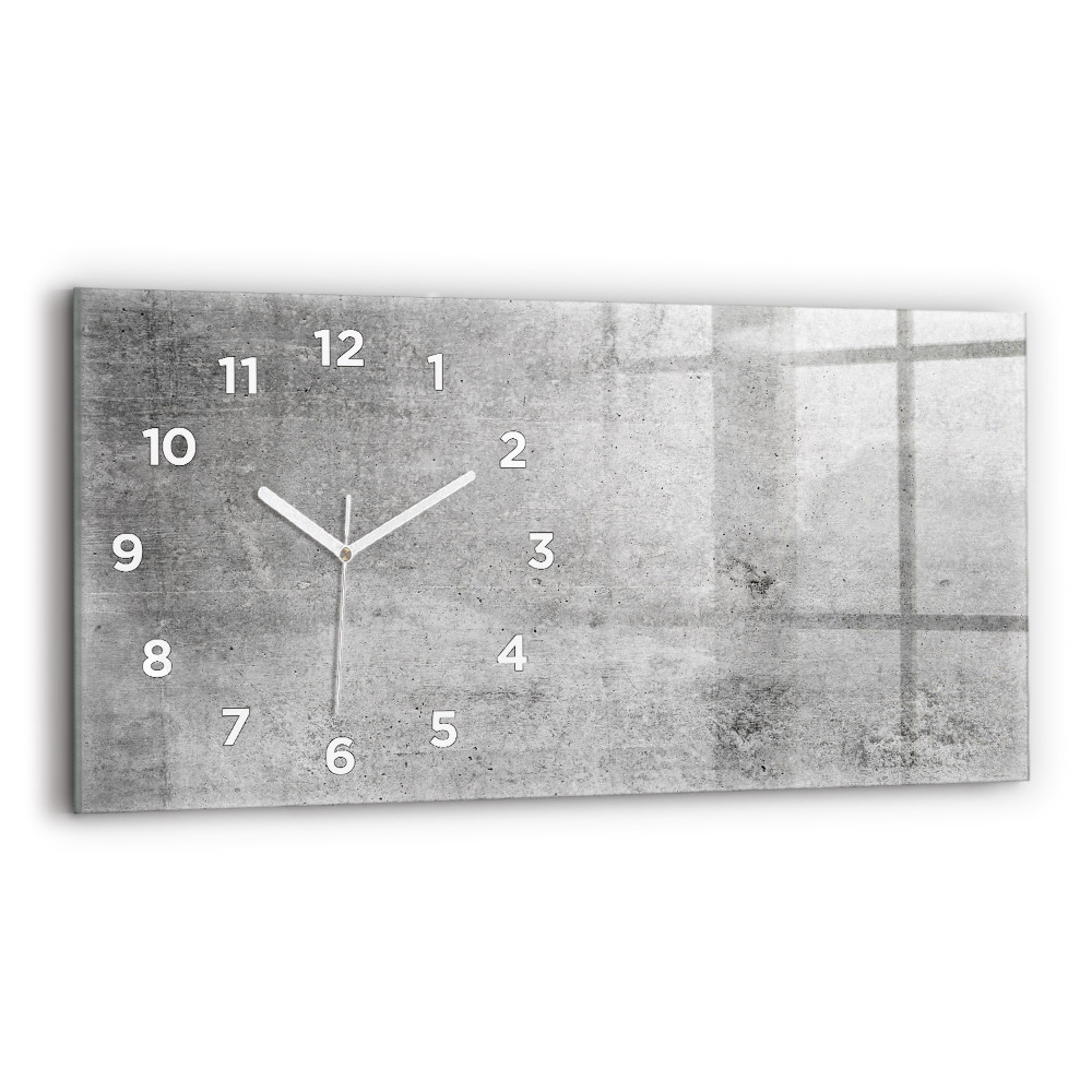 Horloge rectangulaire horizontale Mur brut